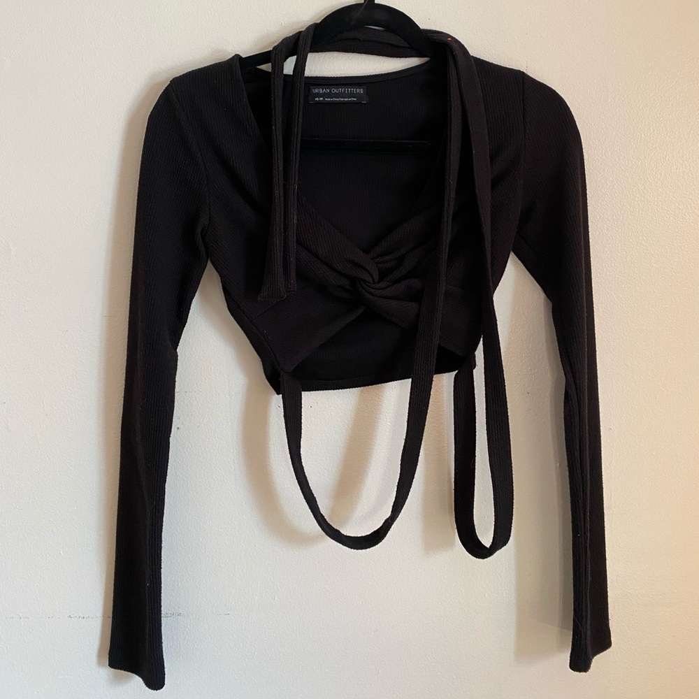 Urban Outfitters Crop Wrap Top